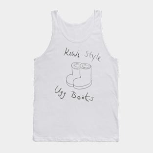 Ugg boots,kiwi words Tank Top